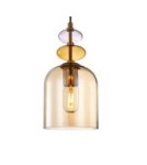 Light Prestige Lampa wisząca Tropea 1xE27 bursztynowa, duża LP-2004/1P L AM Light Prestige Lampa wisząca Tropea 1xE27 bursztynowa, duża LP-2004/1P L AM