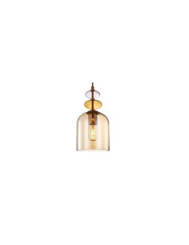Light Prestige Tropea pendant lamp 1xE27 amber, large LP-2004/1P L AM