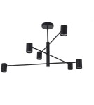 Modern pendant lamps - Light Prestige Snow 6 pendant black LP-731/6P BK 6xGU10 - product 2