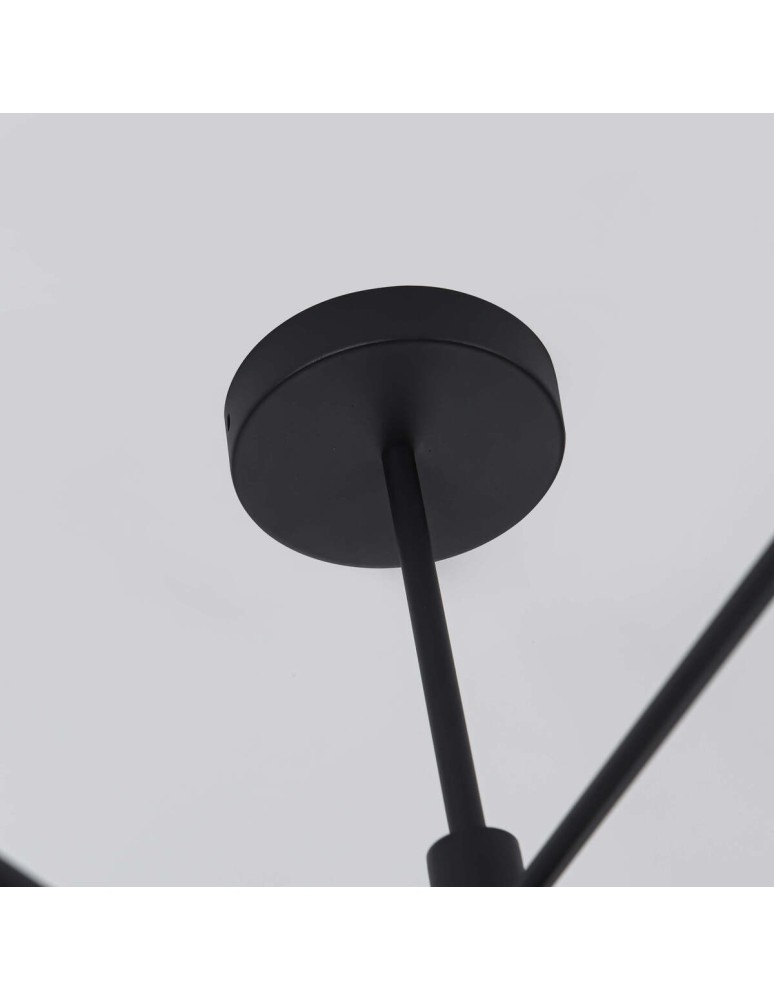 Modern pendant lamps - Light Prestige Snow 6 pendant black LP-731/6P BK 6xGU10 - product kolory-swiatla.pl 11