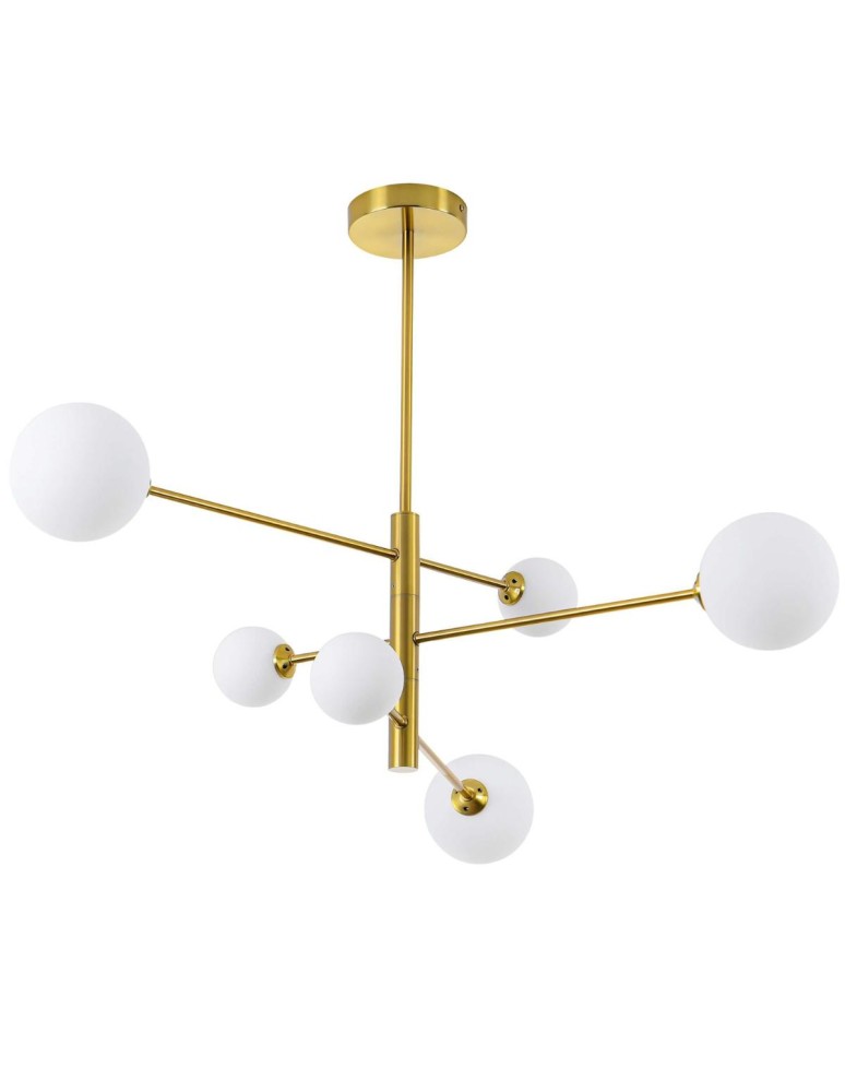 Pendant lamps spheres - Light Prestige Dorado 6 pendant G9 gold LP-002/6P - product kolory-swiatla.pl 4
