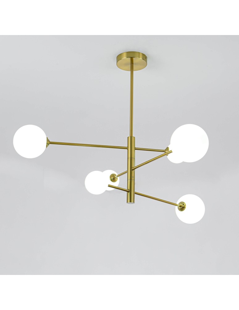 Pendant lamps spheres - Light Prestige Dorado 6 pendant G9 gold LP-002/6P - product kolory-swiatla.pl 11