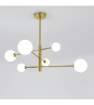 Pendant lamps spheres - Light Prestige Dorado 6 pendant G9 gold LP-002/6P - product 12