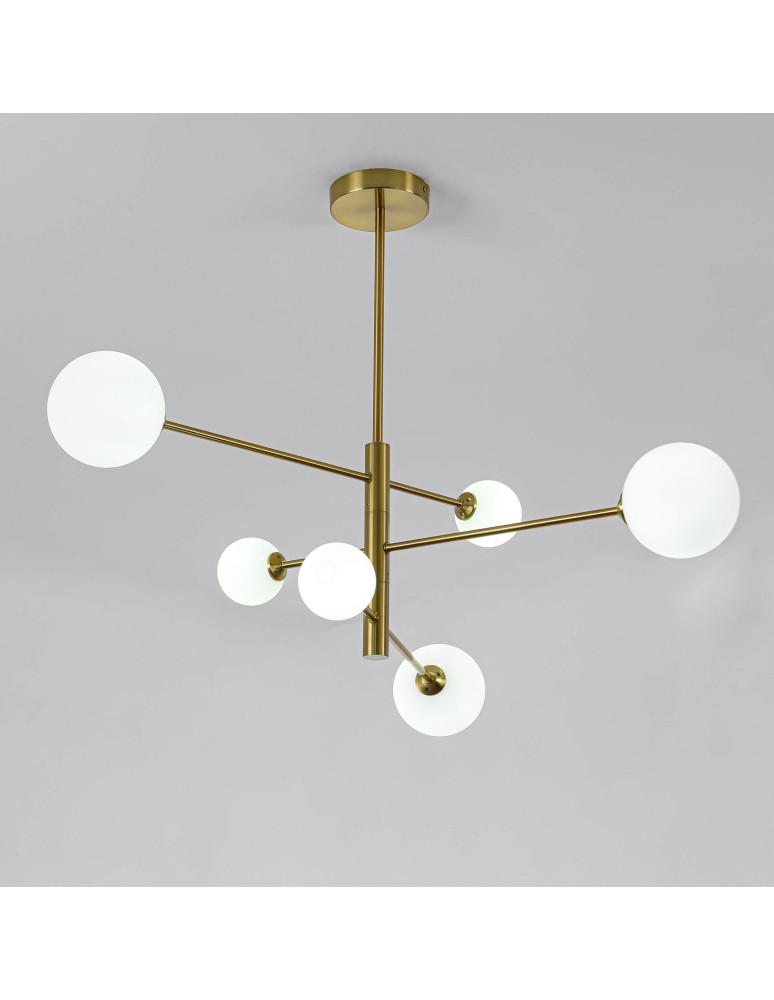 Pendant lamps spheres - Light Prestige Dorado 6 pendant G9 gold LP-002/6P - product kolory-swiatla.pl 14