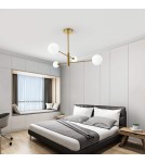 Pendant lamps spheres - Light Prestige Dorado 4 pendant G9 gold LP-002/4P - product 4