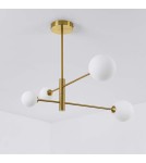 Pendant lamps spheres - Light Prestige Dorado 4 pendant G9 gold LP-002/4P - product 8