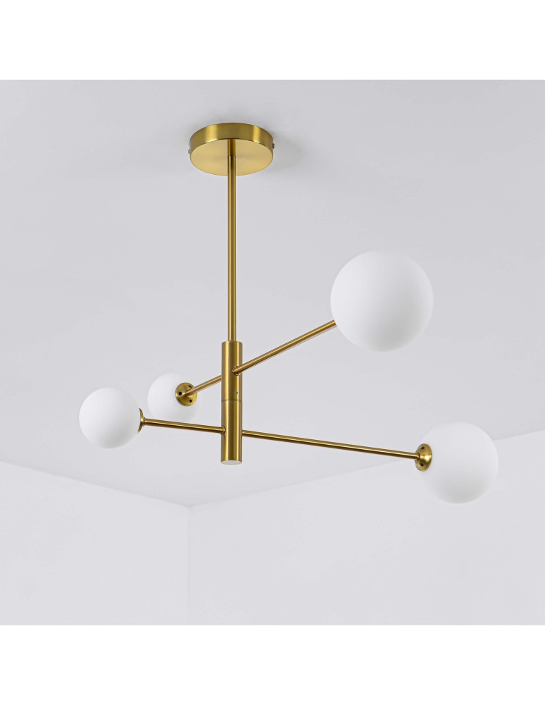 Pendant lamps spheres - Light Prestige Dorado 4 pendant G9 gold LP-002/4P - product kolory-swiatla.pl 8