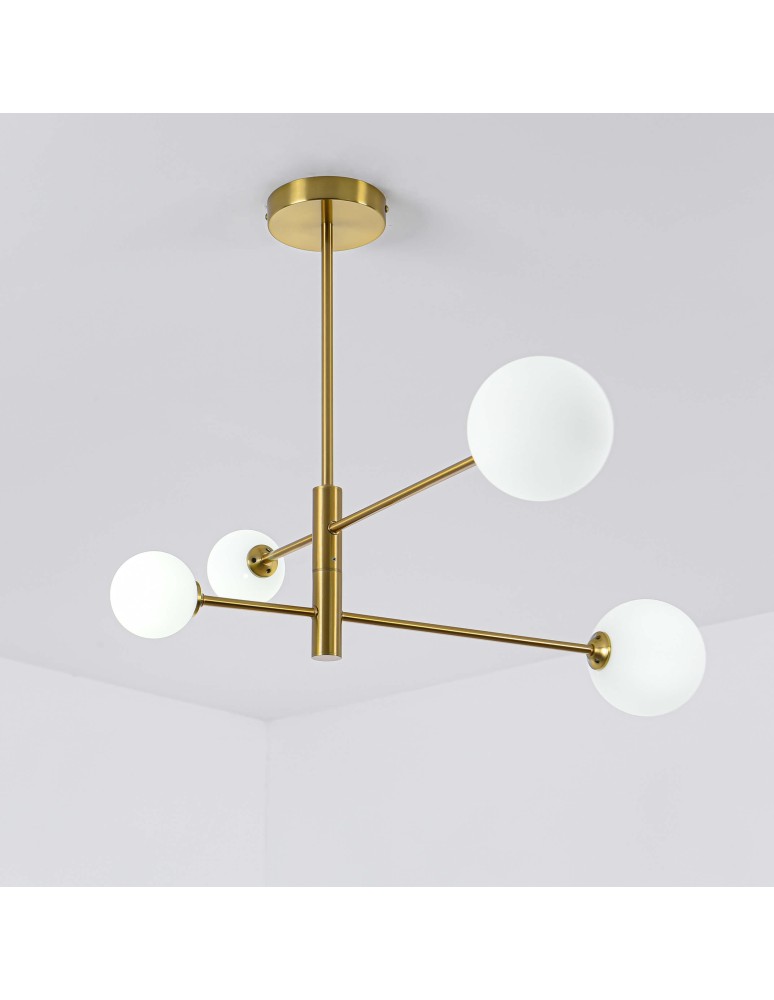 Pendant lamps spheres - Light Prestige Dorado 4 pendant G9 gold LP-002/4P - product kolory-swiatla.pl 9