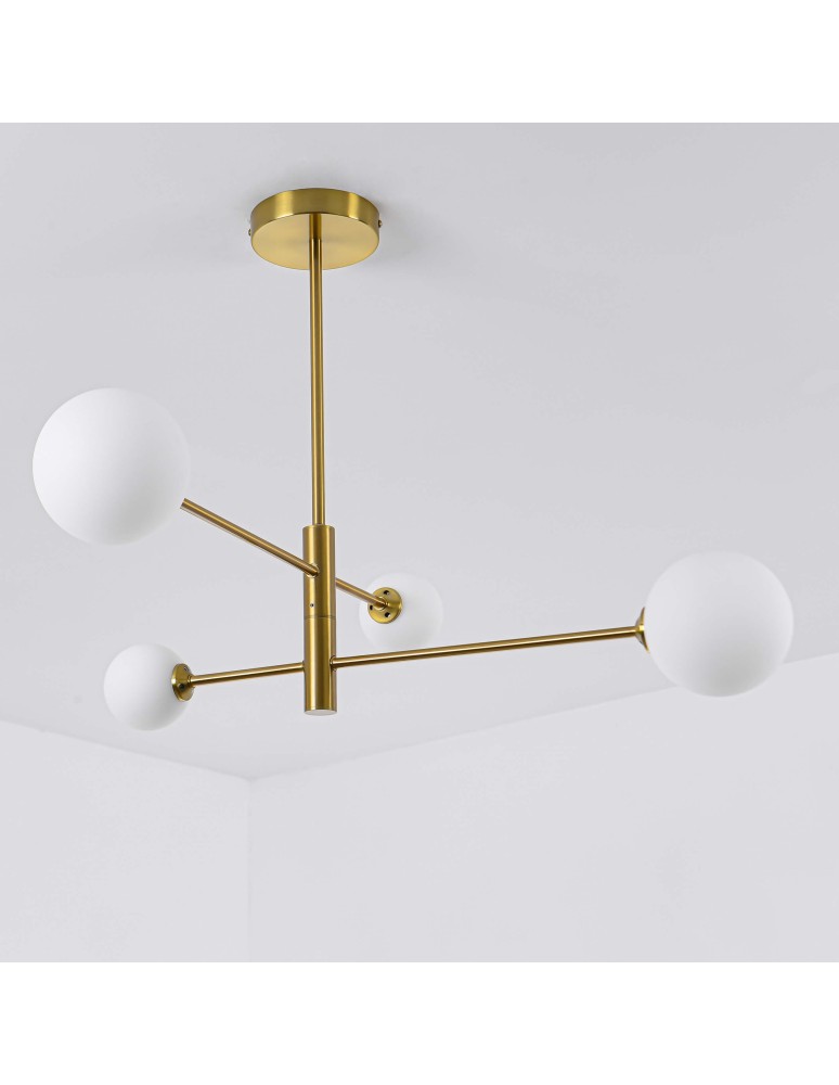 Pendant lamps spheres - Light Prestige Dorado 4 pendant G9 gold LP-002/4P - product kolory-swiatla.pl 10