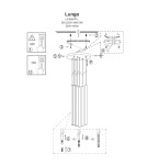 Pendant lamps - Light Prestige Lungo 7 gold pendant lamp LP-894/7P GD 7xG9 gold - product 6