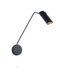 Wall lamps - Light Prestige Futuro 1 wall lamp black with GU10 extension arm black LP-17001/1WL BK - product 4