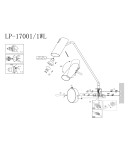 Wall lamps - Light Prestige Futuro 1 wall lamp black with GU10 extension arm black LP-17001/1WL BK - product 8