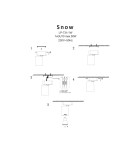 Ceiling spotlights - Light Prestige Snow 1 spot white GU10 white LP-731/1W WH - product 9