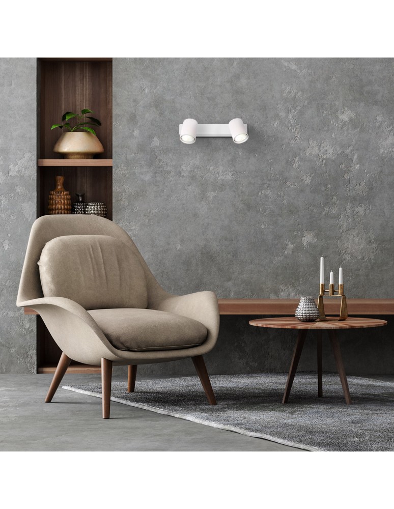 Spotlight ceiling lamps - Light Prestige Snow 2 spot white GU10 white LP-731/2W WH - product kolory-swiatla.pl 5