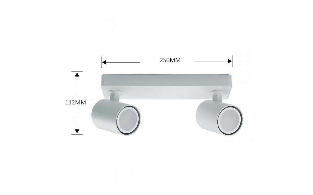 Light Prestige Snow 2 spot biały GU10 biały LP-731/2W WH