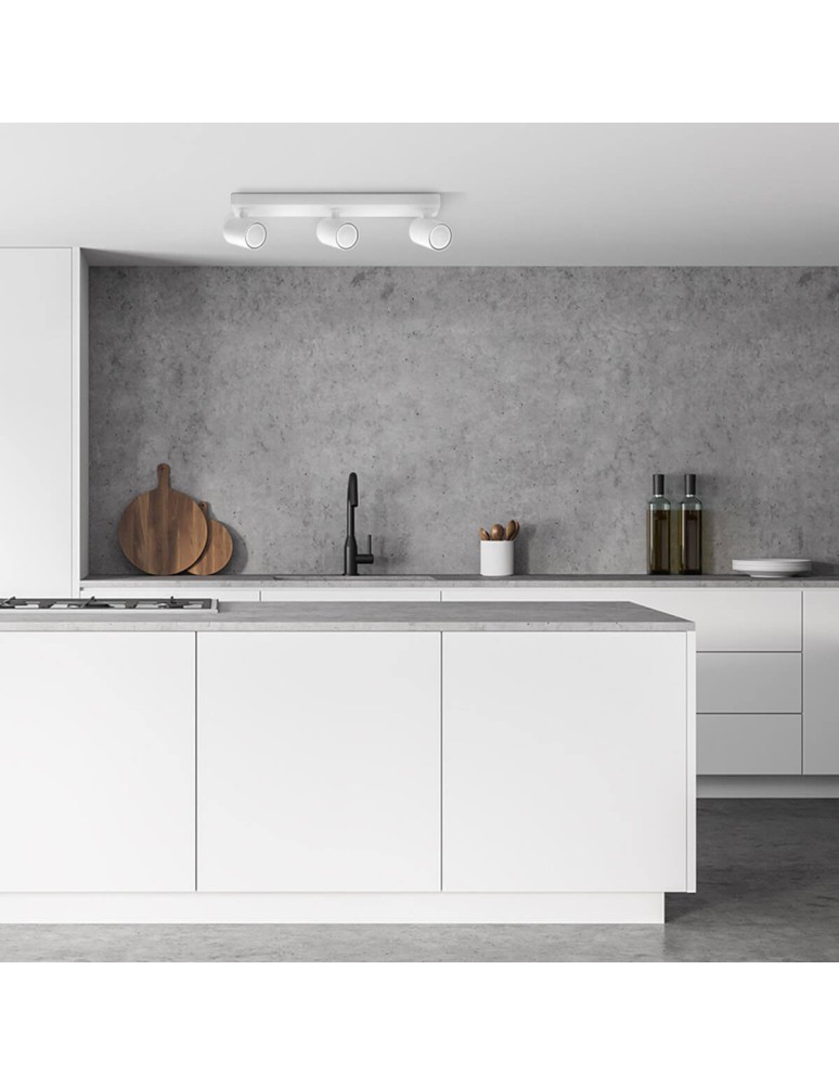 Spotlight ceiling lamps - Light Prestige Snow 3 spot white GU10 white LP-731/3W WH - product kolory-swiatla.pl 8