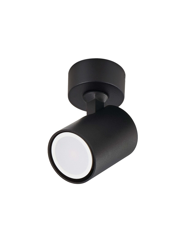 Ceiling spotlights - Light Prestige Snow 1 spot black GU10 black LP-731/1W BK - product kolory-swiatla.pl 4
