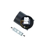 Ceiling spotlights - Light Prestige Snow 1 spot black GU10 black LP-731/1W BK - product 14