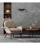 Spotlight ceiling lamps - Light Prestige Snow 2 spot black GU10 black LP-731/2W BK - product 4