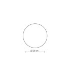 Modern wall lamps - Light Prestige Platillo plafond large white LED white LP-8102/1C-18W WH - product 7