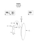 Modern wall lamps - Light Prestige Platillo plafond large black LED black LP-8102/1C-18W BK - product 9