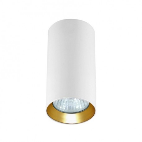 Light Prestige Manacor oczko białe ze złotym ringiem 13 cm GU10 biały LP-232/1D - 130 WH/GD