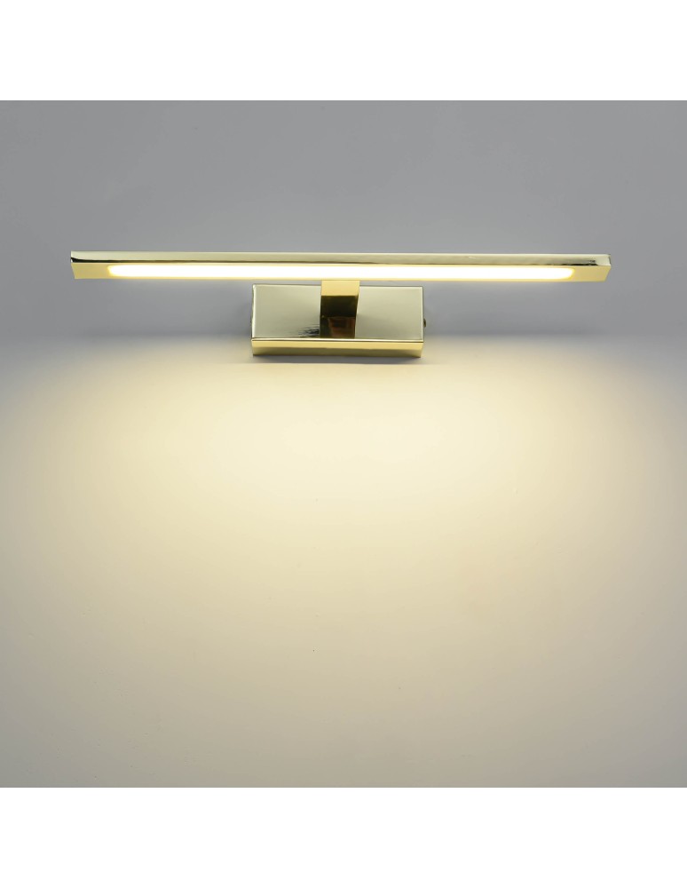 Bathroom wall lamps - Light Prestige Isla medium gold wall lamp with IP44 3000K LED gold GS-LWB-12W/3 GOLD - product kolory-swiatla.pl 8