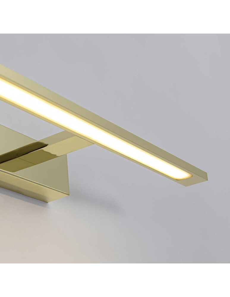 Bathroom wall lamps - Light Prestige Isla medium gold wall lamp with IP44 3000K LED gold GS-LWB-12W/3 GOLD - product kolory-swiatla.pl 11