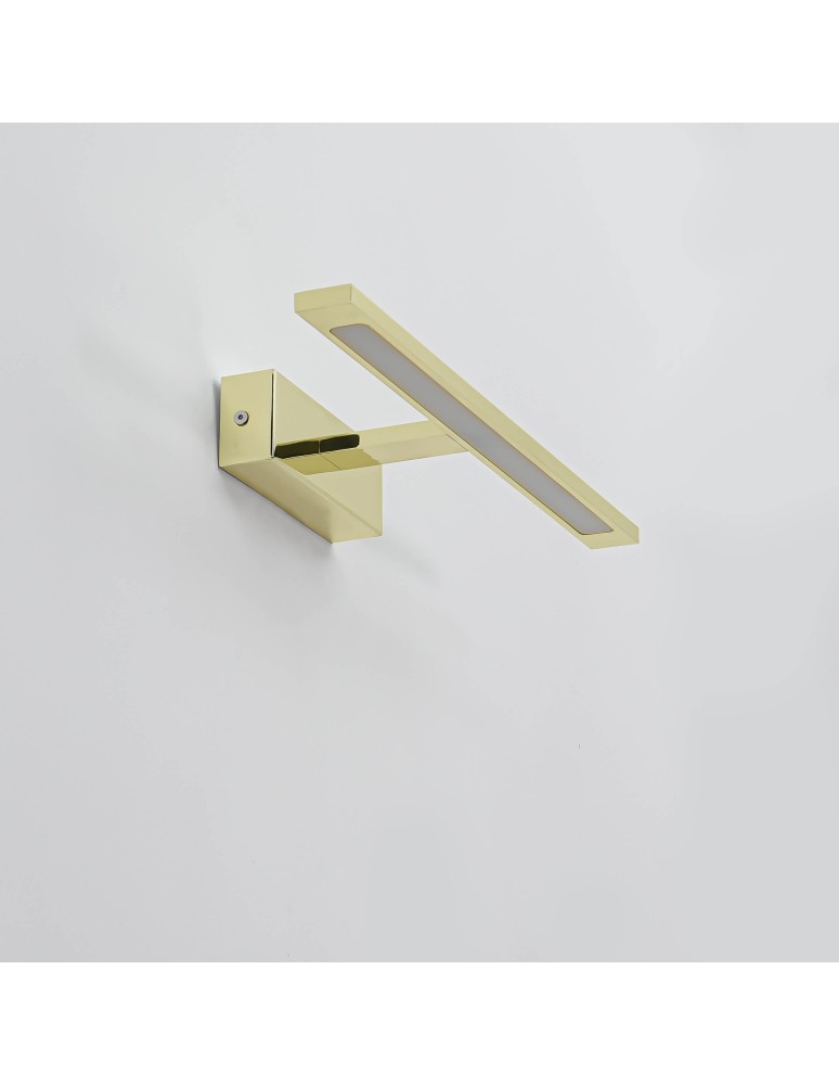 Bathroom wall lamps - Light Prestige Isla medium gold wall lamp with IP44 3000K LED gold GS-LWB-12W/3 GOLD - product kolory-swiatla.pl 12