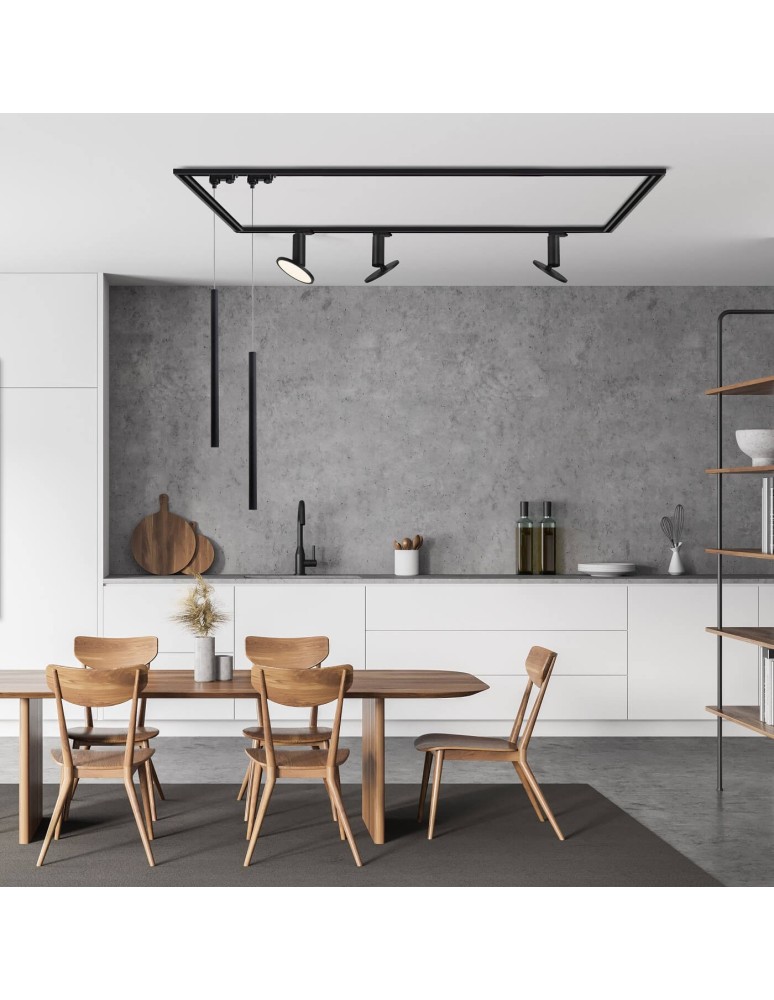 3 phase buses - Light Prestige 3F 2m black rail cable LP-571/2M-3F BK - product kolory-swiatla.pl 4