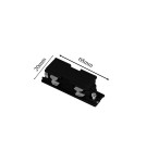 Accessories for 3 phase busbars - Light Prestige 3F interior switch black LP-551/4 BK - product 4