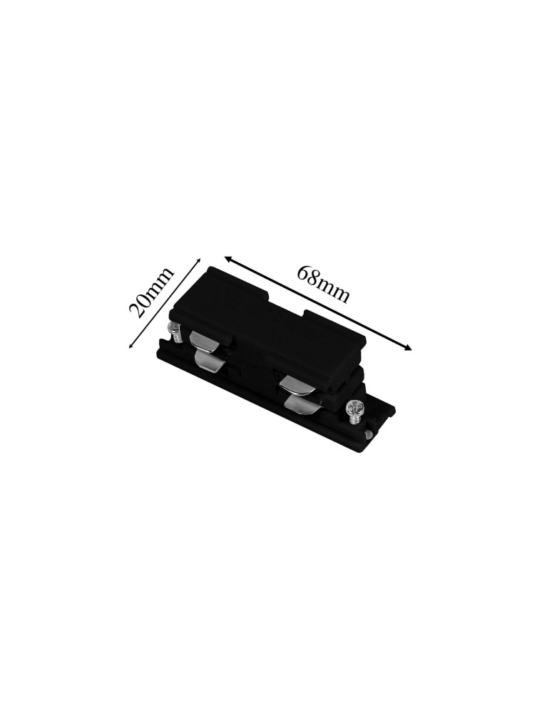 Accessories for 3 phase busbars - Light Prestige 3F interior switch black LP-551/4 BK - product kolory-swiatla.pl 4