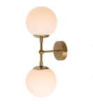 Wall lamps - Light Prestige Dorado wall lamp 2 gold 2xE14 gold/white - product 4