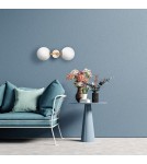 Wall lamps - Light Prestige Dorado wall lamp 2 gold 2xE14 gold/white - product 5