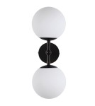Wall lamps - Light Prestige Dorado wall lamp 2 black 2xE14 black/white - product 2