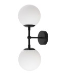 Wall lamps - Light Prestige Dorado wall lamp 2 black 2xE14 black/white - product 5