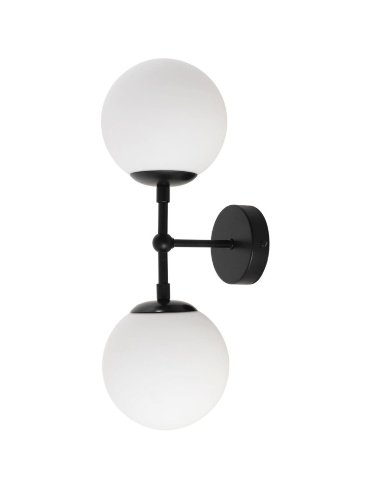 Wall lamps - Light Prestige Dorado wall lamp 2 black 2xE14 black/white - product kolory-swiatla.pl 5