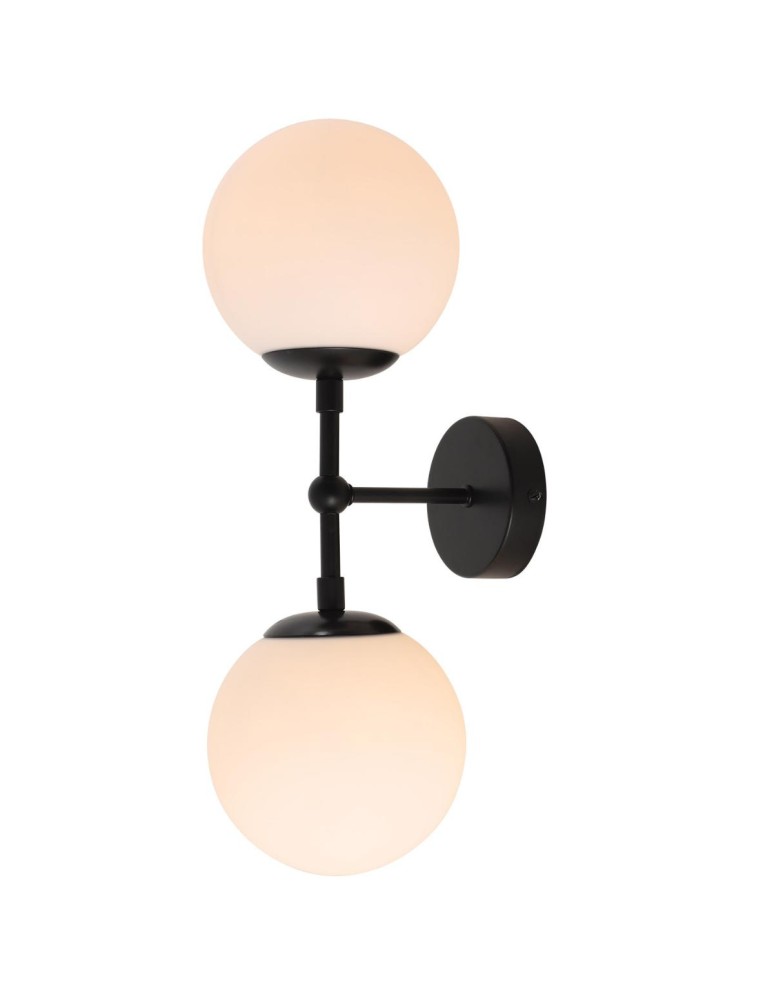 Wall lamps - Light Prestige Dorado wall lamp 2 black 2xE14 black/white - product kolory-swiatla.pl 7