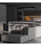 LED pendant lamps - Light Prestige Ibros pendant black medium 18W 3000K IP20 LP-7001/1P 20 BK-63 18/3 1xLED black - product 4