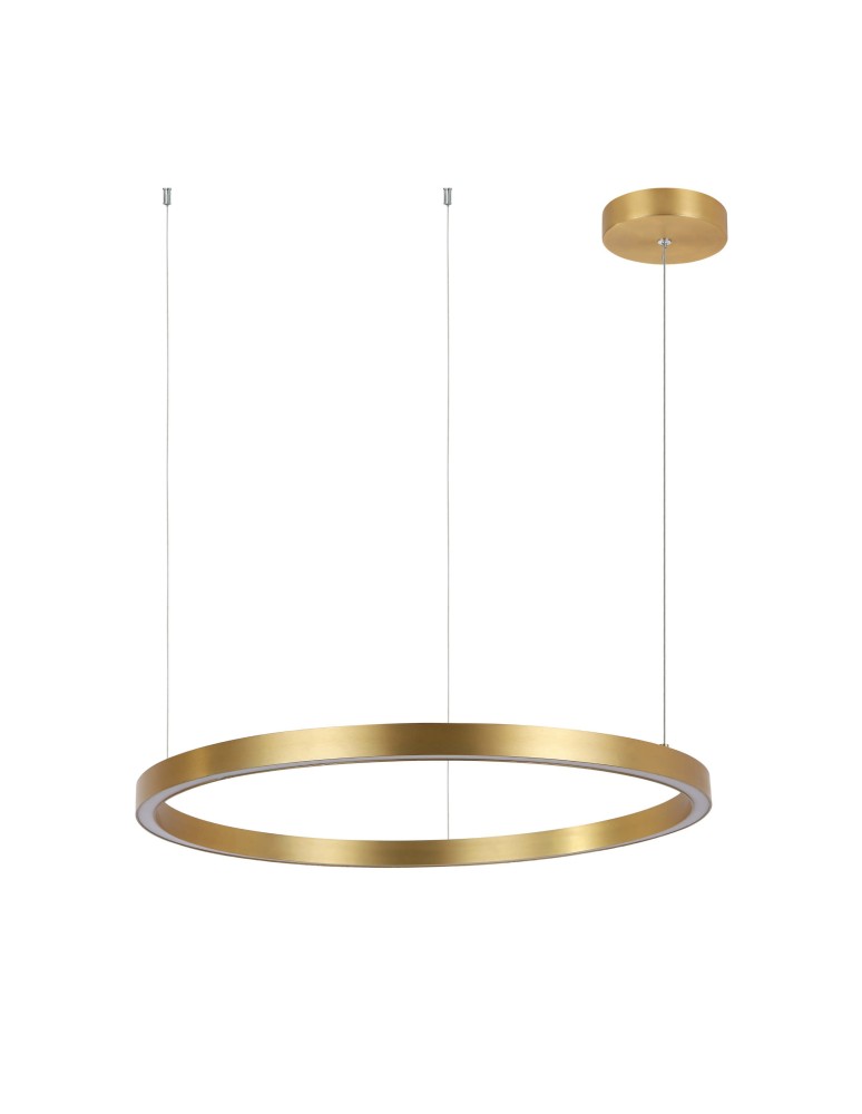 Pendant lamps circles - Light Prestige Midway small gold pendant lamp LP-033/1P S GD 1xLED Gold - product kolory-swiatla.pl 3