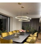 Pendant lamps circles - Light Prestige Midway small gold pendant lamp LP-033/1P S GD 1xLED Gold - product 5