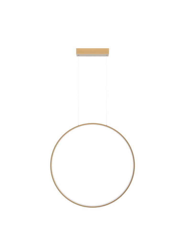 Pendant lamps circles - Light Prestige Mirror pendant small gold 1xLED IP44 gold LP-999/1P S GD - product kolory-swiatla.pl 2