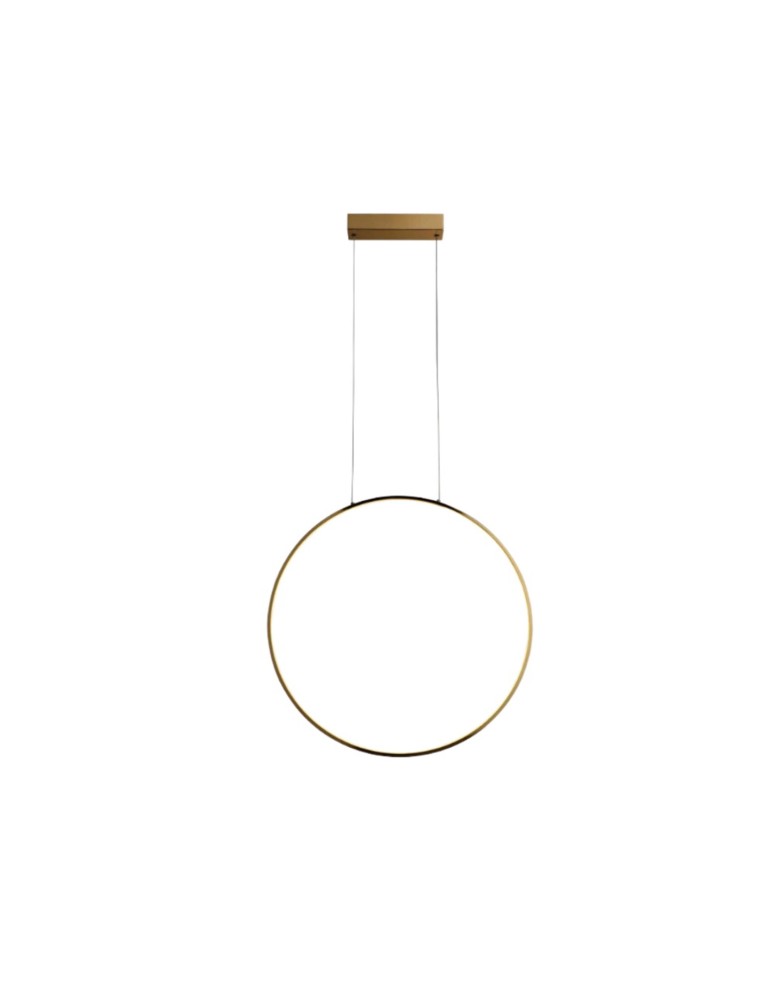 Pendant lamps circles - Light Prestige Mirror pendant small gold 1xLED IP44 gold LP-999/1P S GD - product kolory-swiatla.pl 3