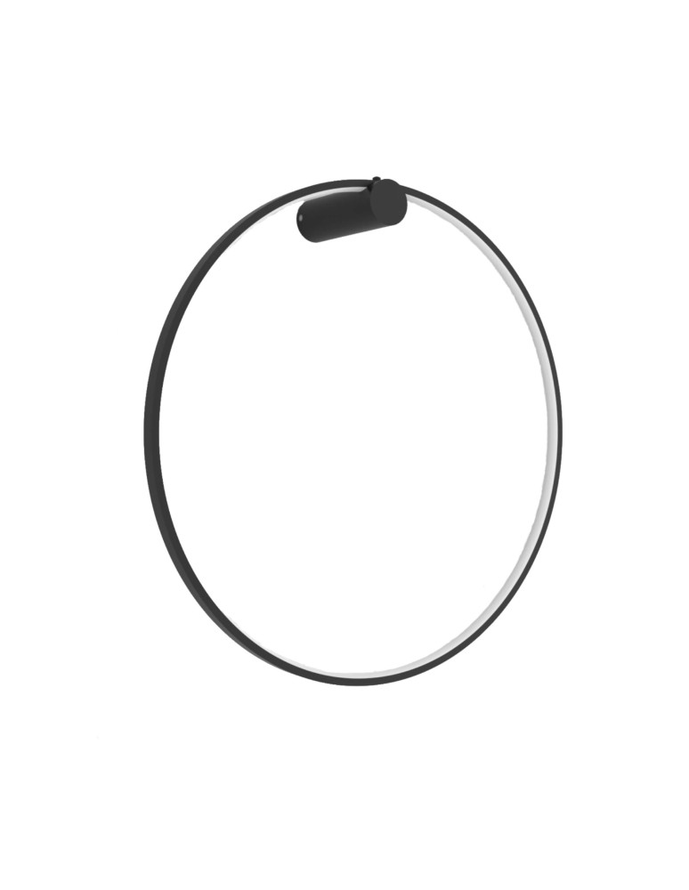 Bathroom wall lamps - Light Prestige Mirror wall lamp large black LP-999/1W L BK 1xLED IP44 black - product kolory-swiatla.pl 4