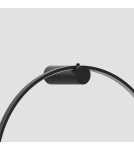 Bathroom wall lamps - Light Prestige Mirror wall lamp large black LP-999/1W L BK 1xLED IP44 black - product 10
