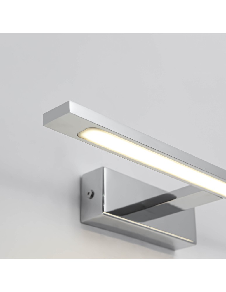 Bathroom wall lamps - Light Prestige Isla chrome wall lamp with IP44 4000K LED chrome GS-LWB-12W CH - product kolory-swiatla.pl 9