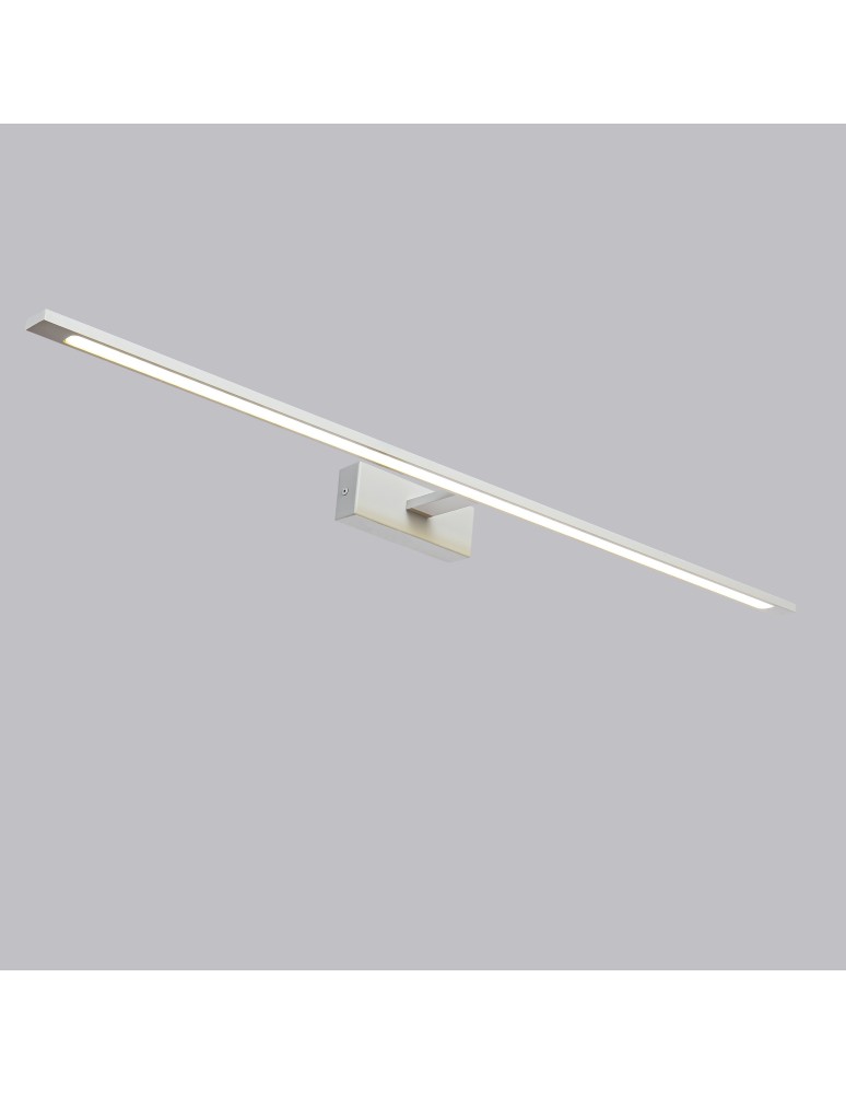 Bathroom wall lamps - Light Prestige Isla chrome XXL wall lamp with IP44 4000K LED chrome GS-LWB-32W CH - product kolory-swiatla.pl 11
