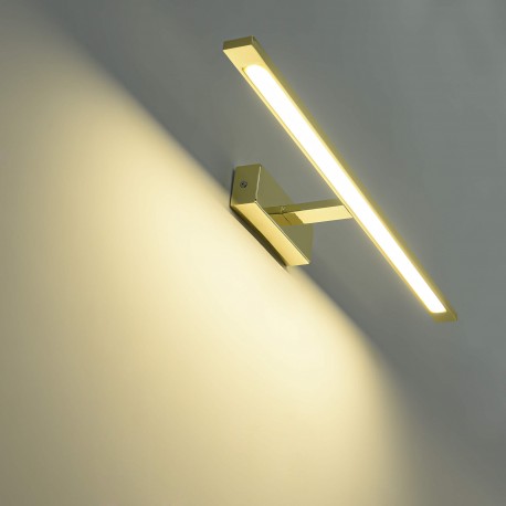 Light Prestige Isla kinkiet złoty duzy z IP44 4000K LED złoty GS-LWB-20W GOLD