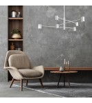 Modern pendant lamps - Light Prestige Snow 6 pendant lamp white LP-731/6P WH 6xGU10 - product 4