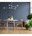 Modern pendant lamps - Light Prestige Snow 6 pendant lamp white LP-731/6P WH 6xGU10 - product 5